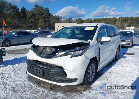 2023 Toyota Sienna Le из США, поврежденный, VIN 5TDKSKFC7PS094305